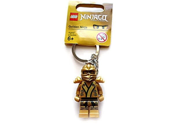 Key Chain Golden Ninja Lego Ninjago Original