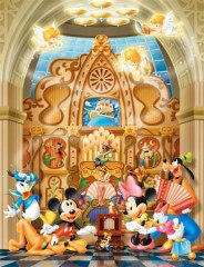Cathedral music box (Mickey and Friends) 500pcs (41-02) - Micro Pieces