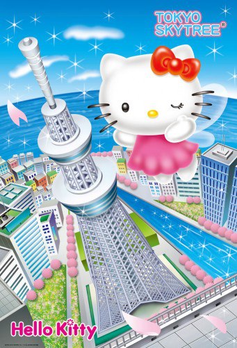 Hello Kitty at Tokyo Sky Tree 1000pcs (81-085)