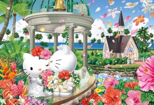 Hello Kitty Hawaiian Wedding 1000pcs (31-395)