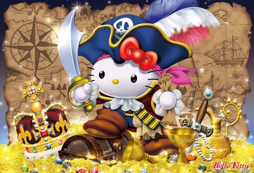 Hello Kitty Pirate Treasure 1000pcs (31-371)