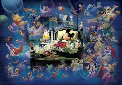Mickey's Dream Fantasy 500pcs (D-500-407) - Glow in the Dark
