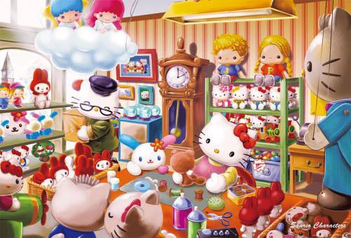 Sanrio toy shop 1000pcs (31-404)