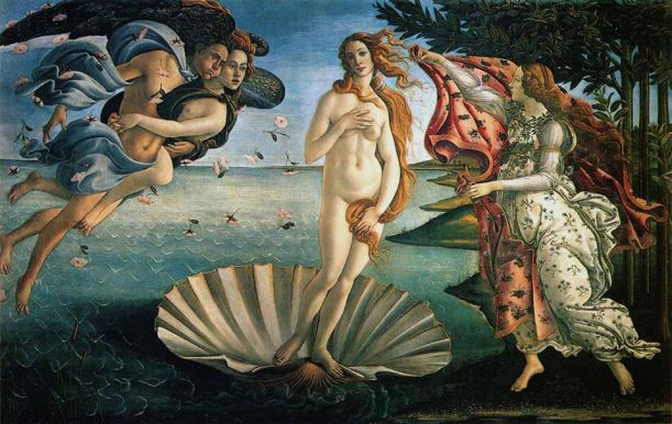 Birth of Venus (Botticelli) 1000pcs (M71-846) - Smaller Pieces