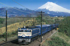 Mount Fuji with the 'blue train' 1000 pieces (11-349)